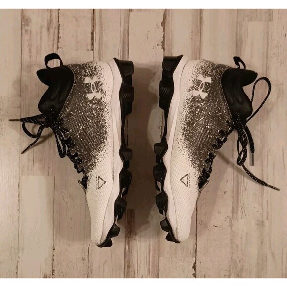 Under Armor Men's Football Cleats Size 7.5 Spotlight Fran 2.0 Shoes 3025084-001 - Picture 8 of 13